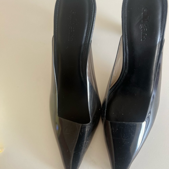 Cult Gaia's Black Carmen Point Mules with Box and Dustbag - Picture 3 of 7